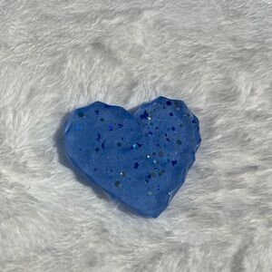 Blue Heart-Shaped Decorative Piece